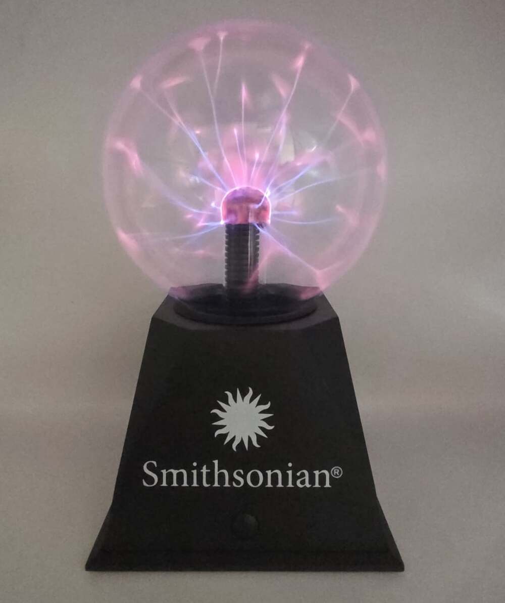 2018 Smithsonian 8" Plasma Ball Battery Operated Globe Light